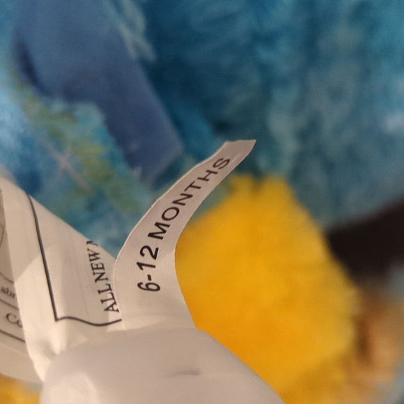 Rubie's Furry Blue and Yellow Monster Costume - New 6-12 Months - Picture 4 of 4